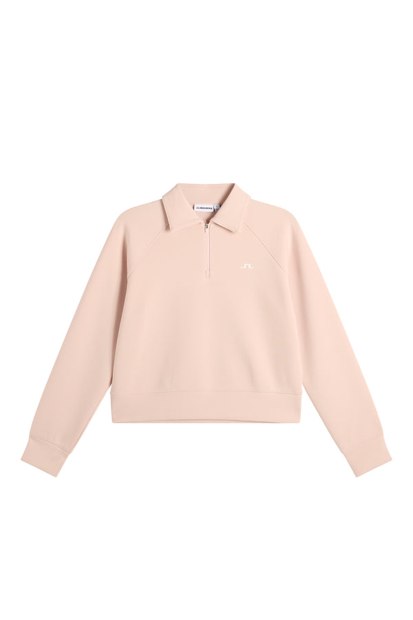 Kira Jerseysweat Polo / Rose Smoke