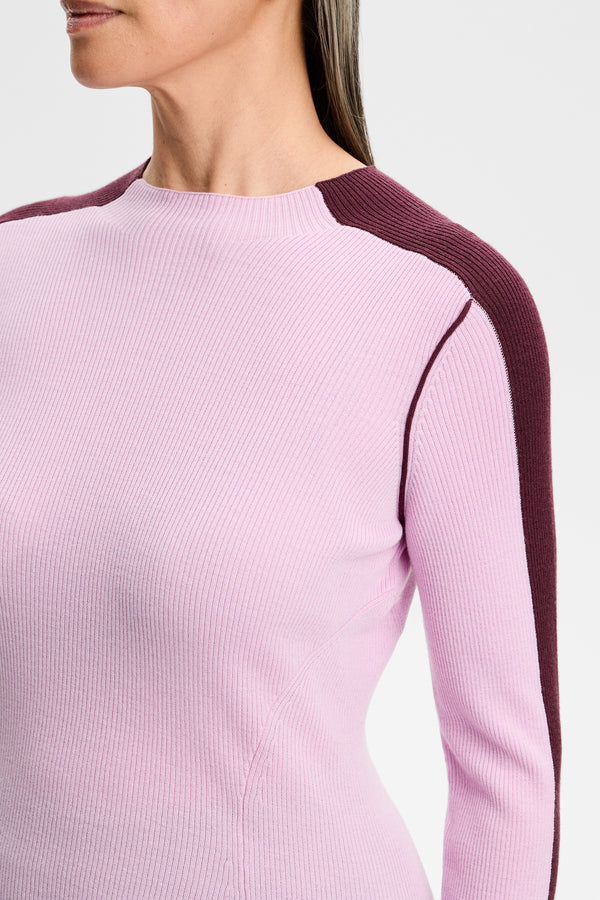 Vale Rib Knit Longsleeve / Orchid Bouquet