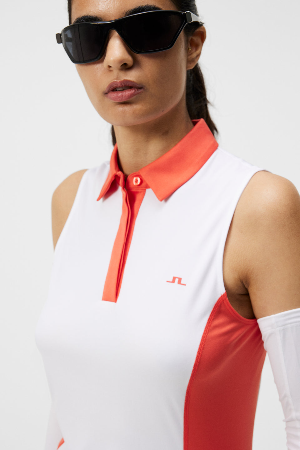 Edna Sleeveless Top / White