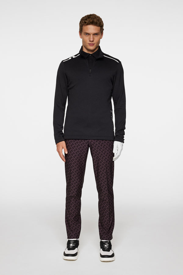 Vinnie Quarter Zip Mid Layer / Black