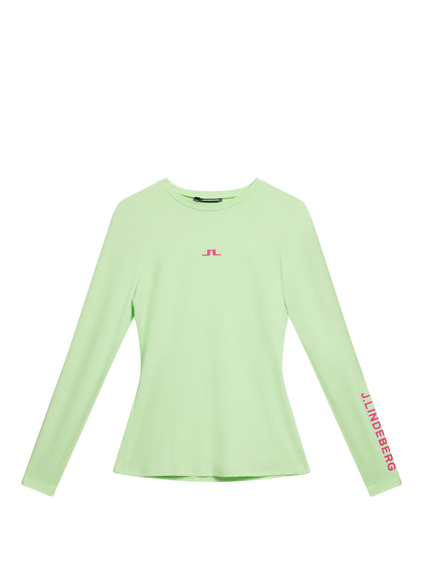 Tekla Crew Neck Top / Paradise Green