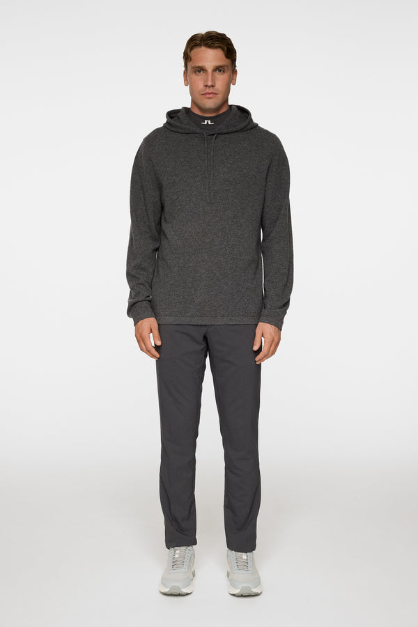 Kolton Cashmere Hoodie / Dark Grey Melange