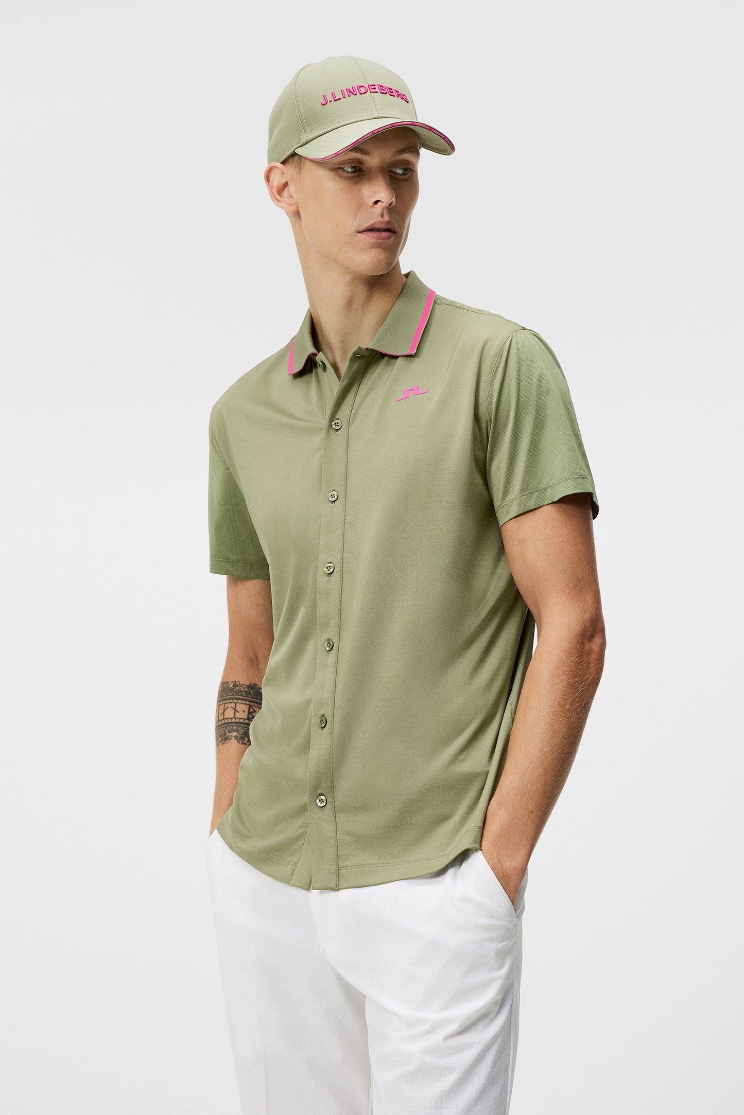 Fryes Regular Fit Polo / Oil Green