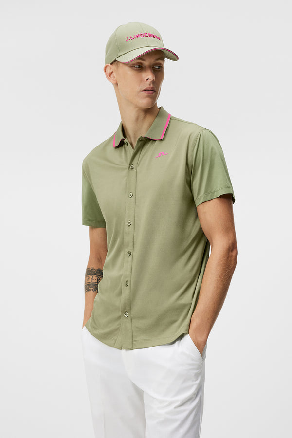 Fryes Regular Fit Polo / Oil Green