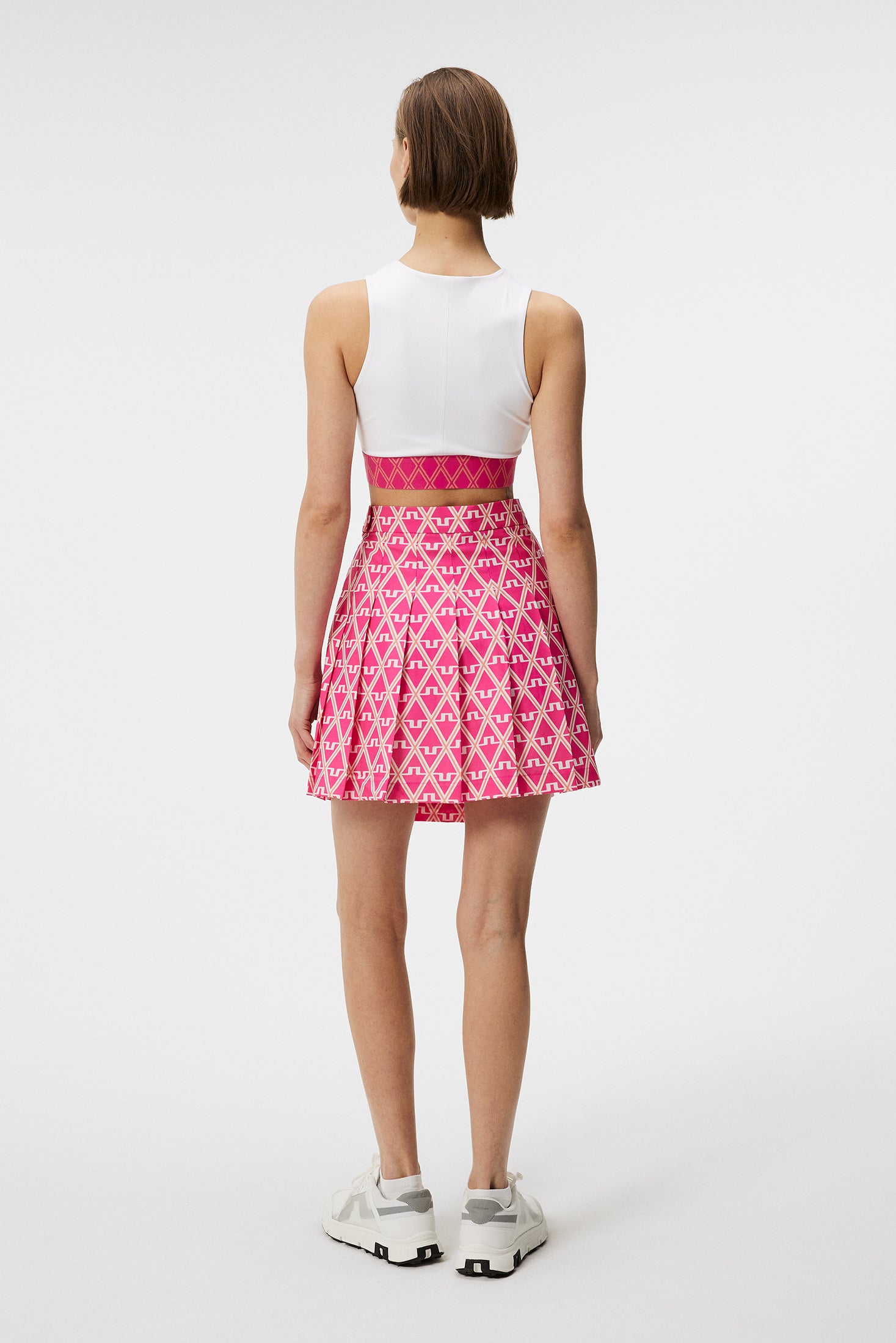 Adina Print Skirt / Geo Fuchsia Purple | J.Lindeberg Official