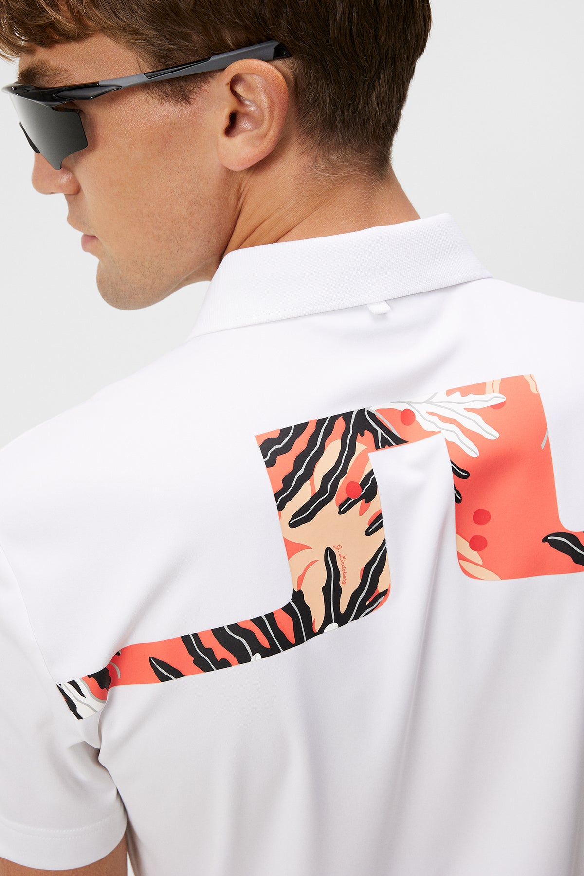 Martin Regular Fit Polo / Paradise Monstera Coral