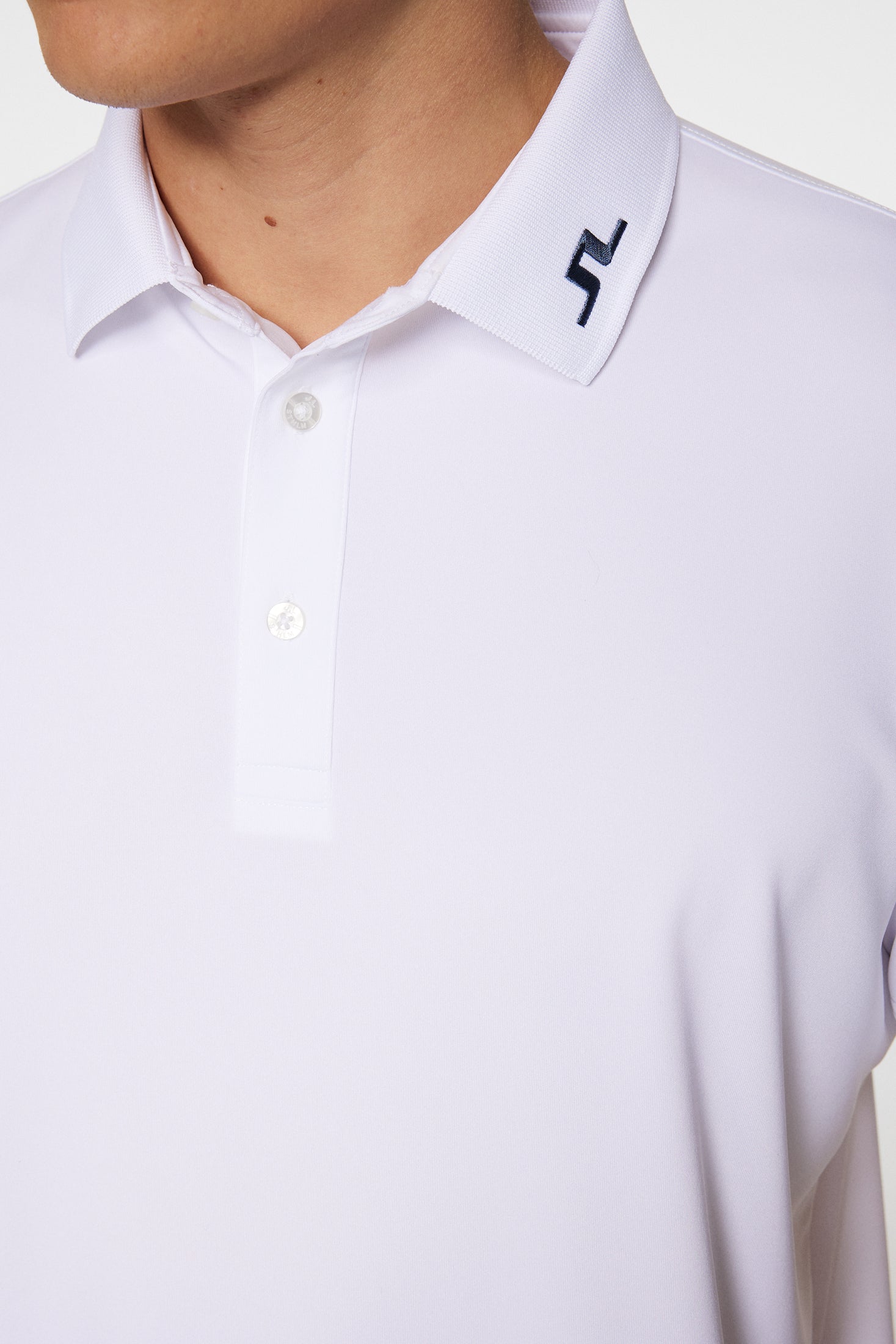 J.Lindeberg ホワイト ポロシャツ Heath Polo / White – J.Lindeberg EU