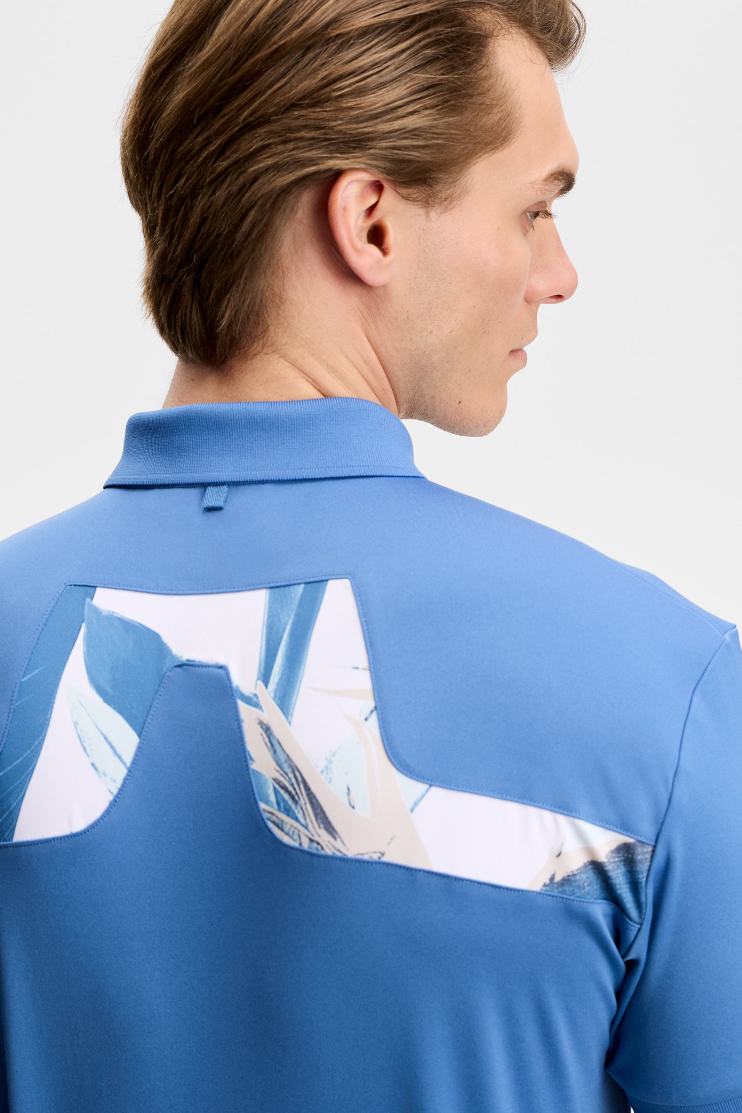 KV Print Polo / Federal Blue | J.Lindeberg Official