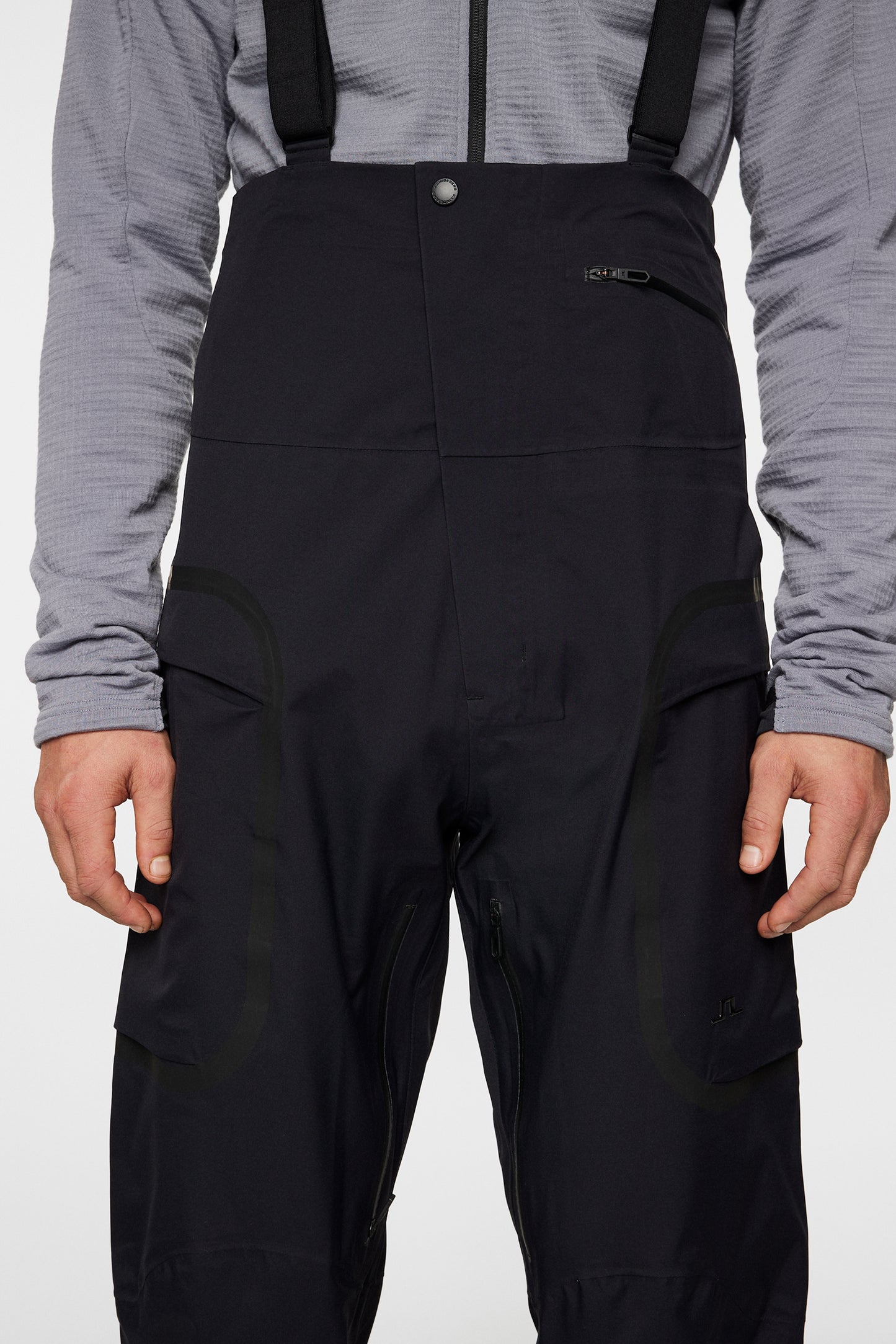 High Grounds Shell Bib Pants / Black