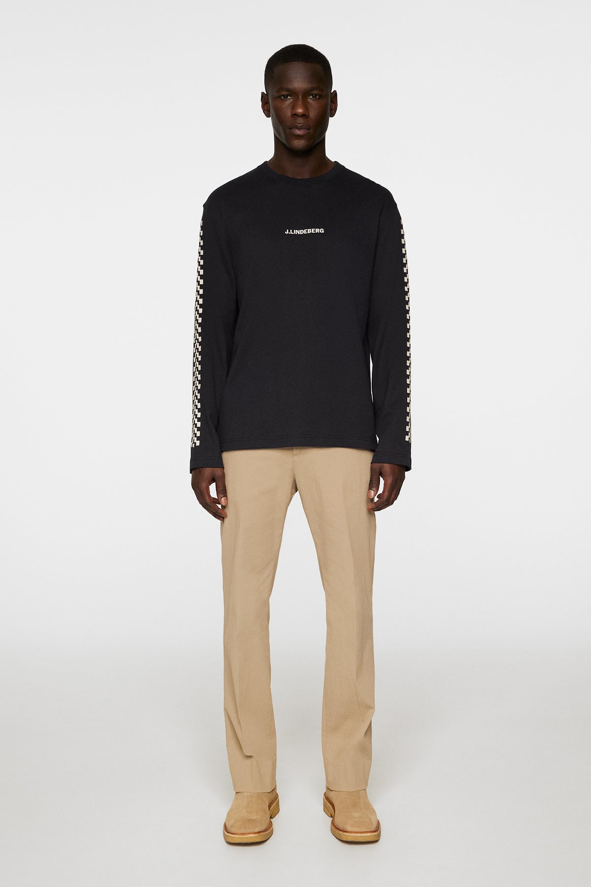 Walsh LS Print T-shirt / Black