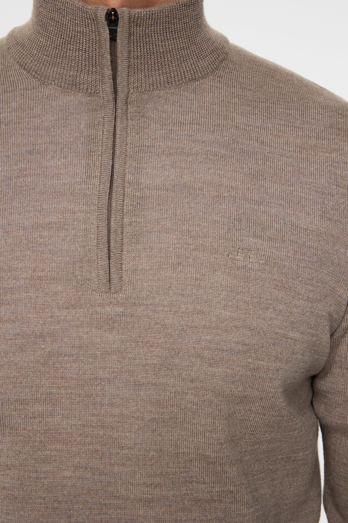 Kiyan Merino Quarter Zip / Brindle Melange – J.Lindeberg EU