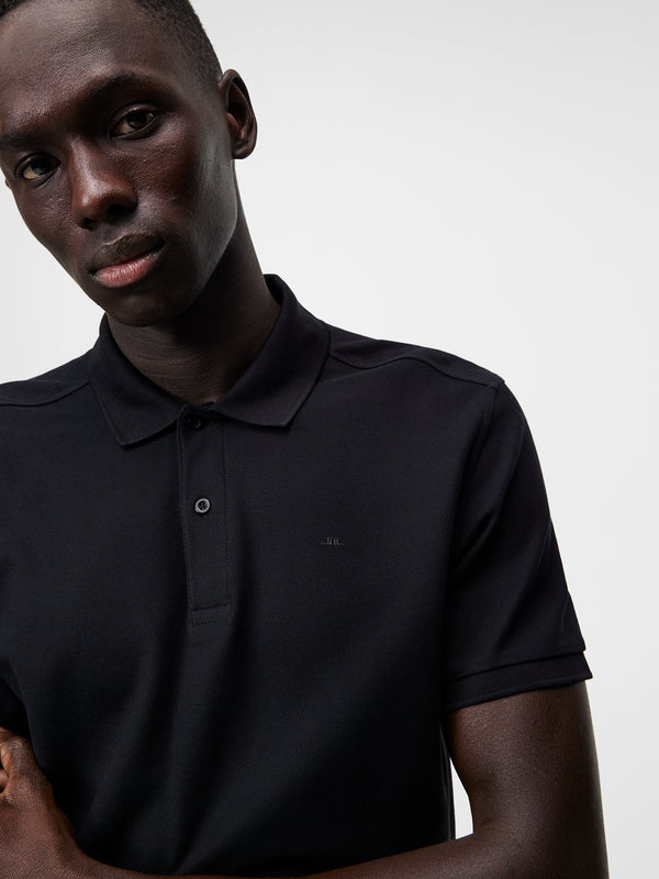 Troy Pique Polo Shirt / Black