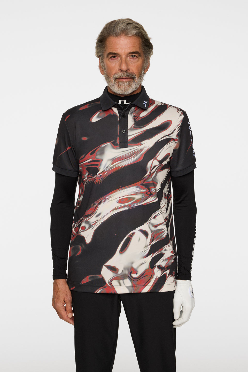 Tour Tech Print Polo / ORGANIC 5 - RED