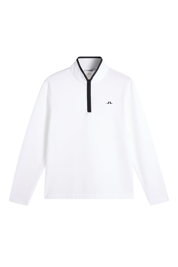 Clide Quarter Zip Mid Layer / White