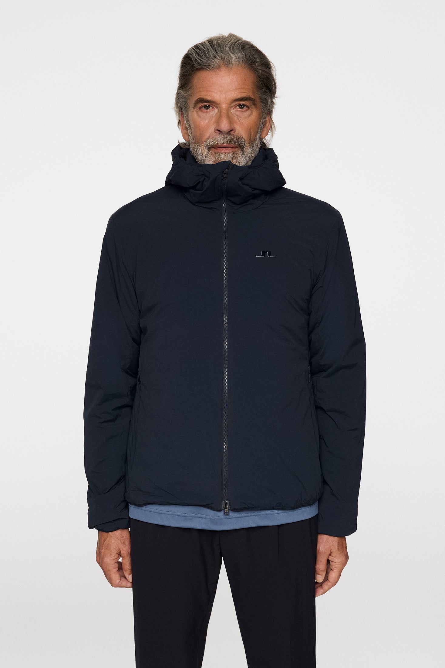J.LINDEBERG スキーウェア　ジャケット　ネイビーL パンツ　ブラックM Clinton Hood / JL Navy – J.Lindeberg