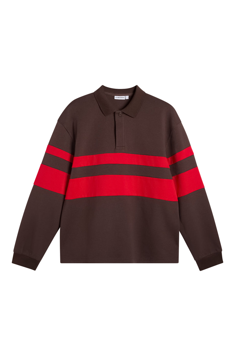Flynn Polo Sweatshirt / Seal Brown