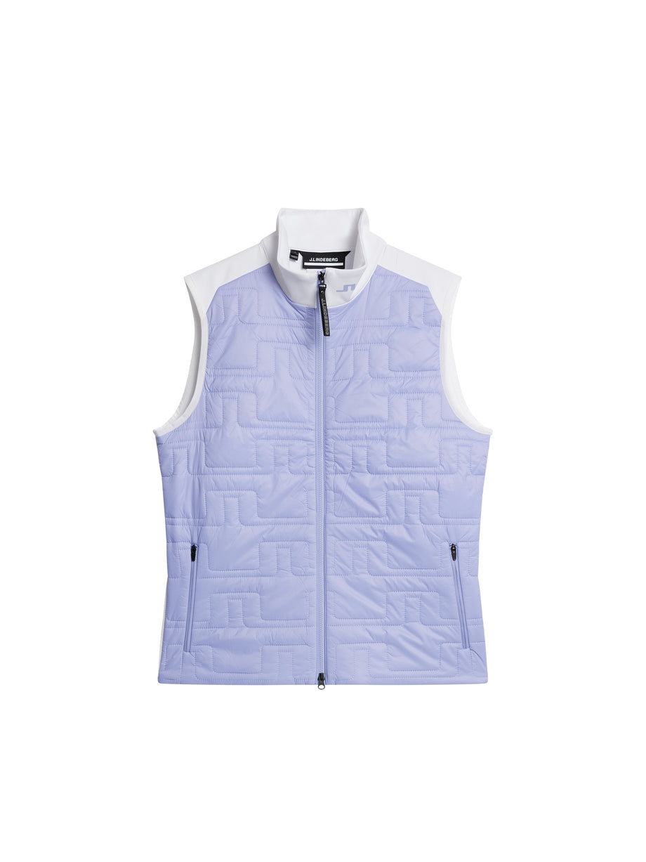 W Quilt Hybrid Vest / Sweet Lavender