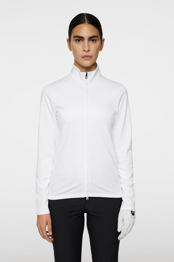 Nancy Seamless Midlayer / White