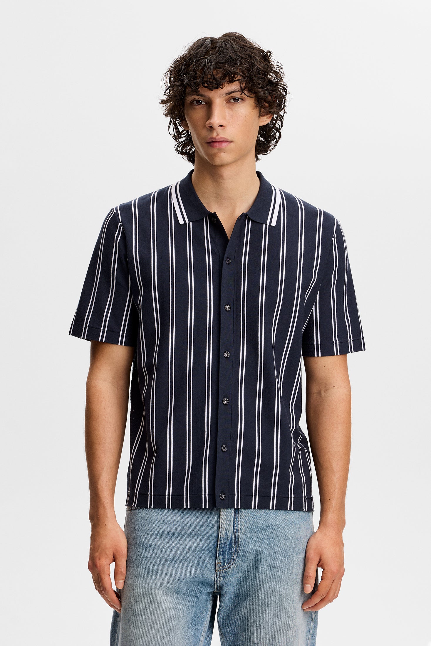 Rue Knit SS Shirt / JL Navy – J.Lindeberg EU