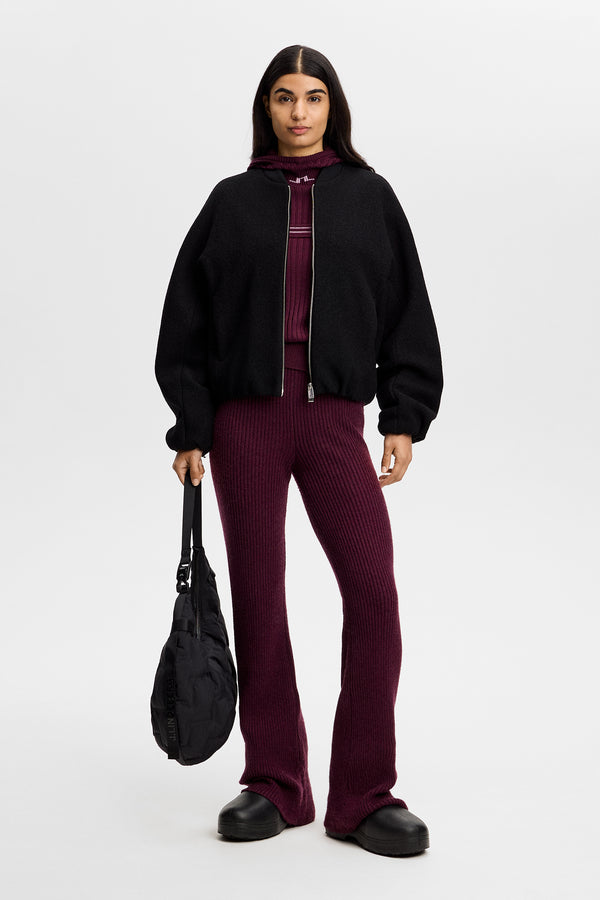 Beatrice Bomber Jacket / Black
