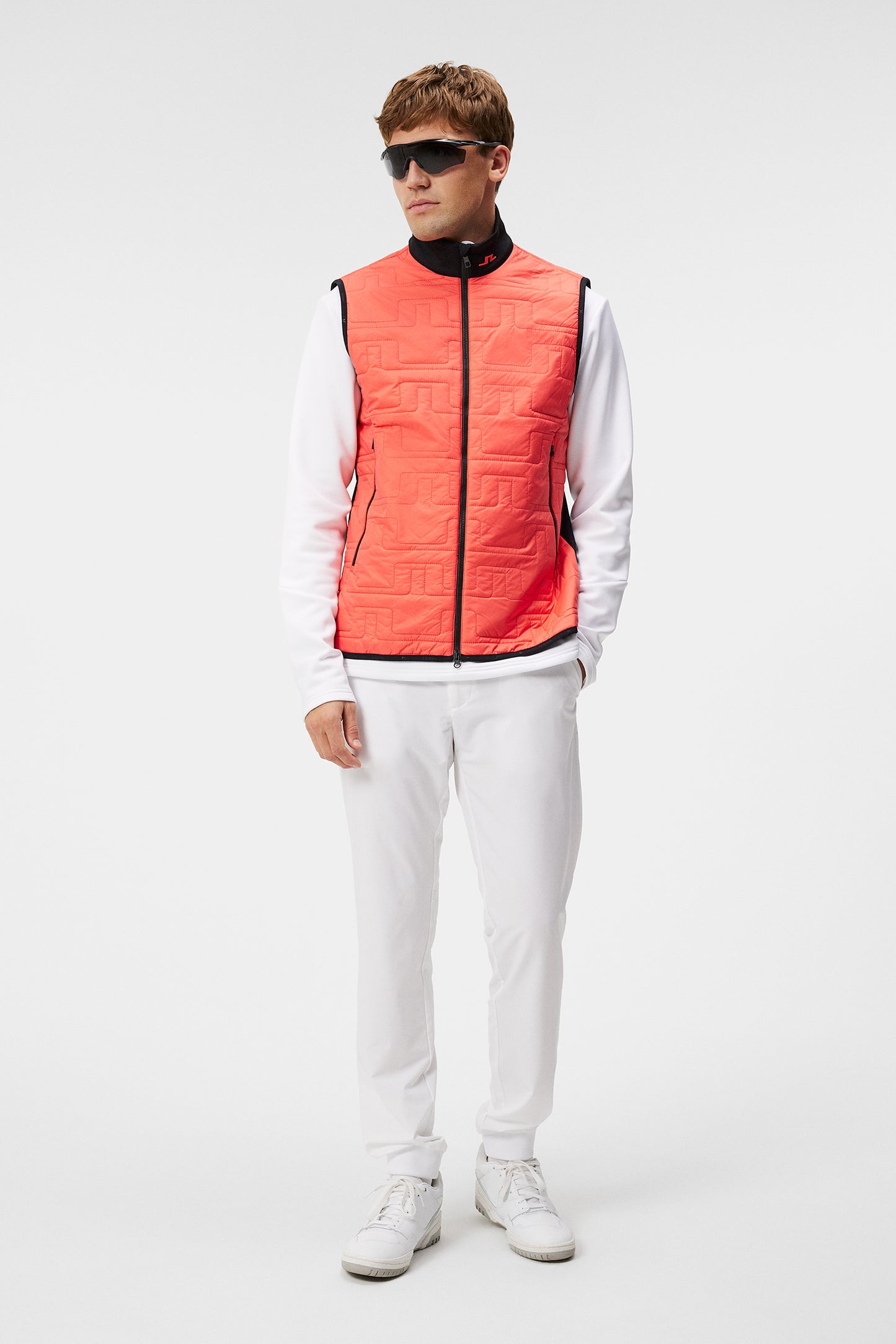 Stefano Hybrid Vest / Hot Coral