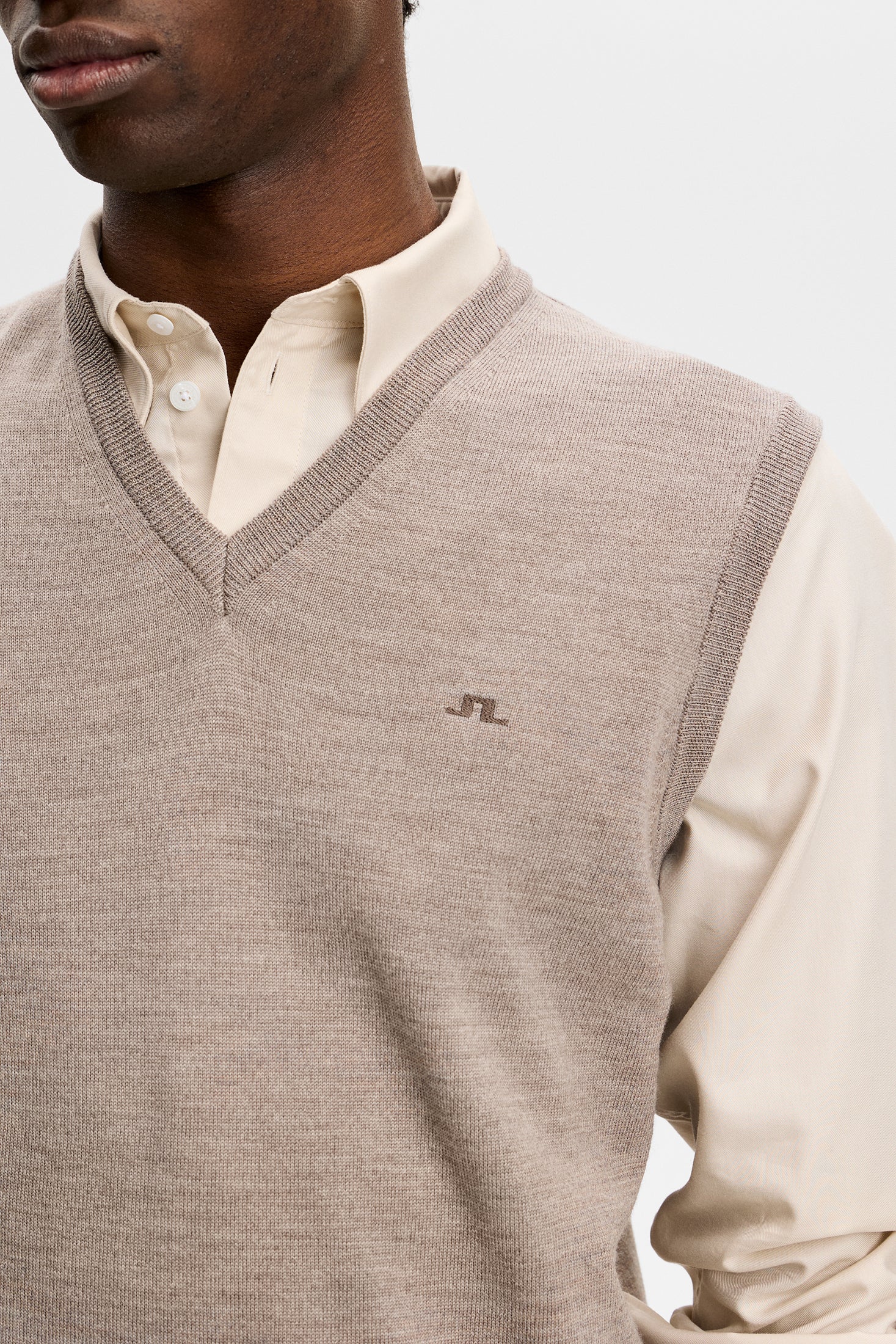 Liam Knitted Vest / Brindle Melange – J.Lindeberg EU
