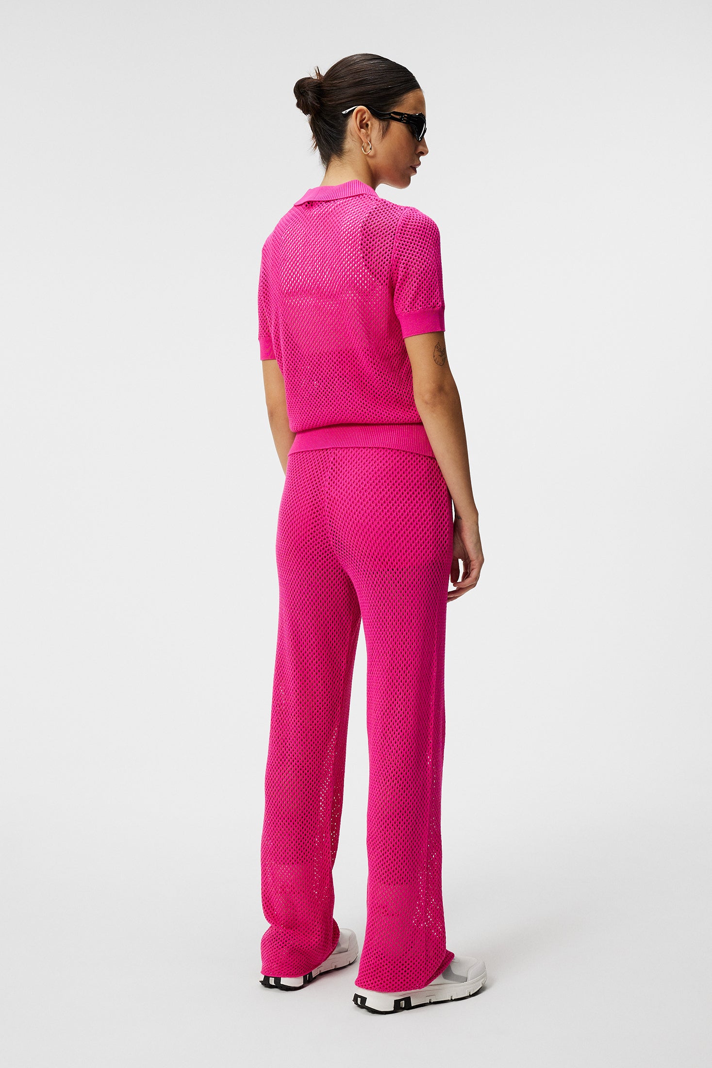 Korine Knitted Pant / Fuchsia Purple | J.Lindeberg Official