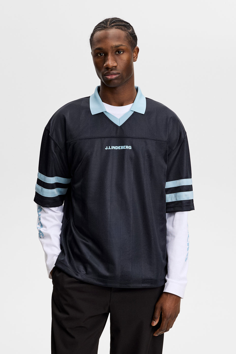 Rusty Printed Polo / JL Navy