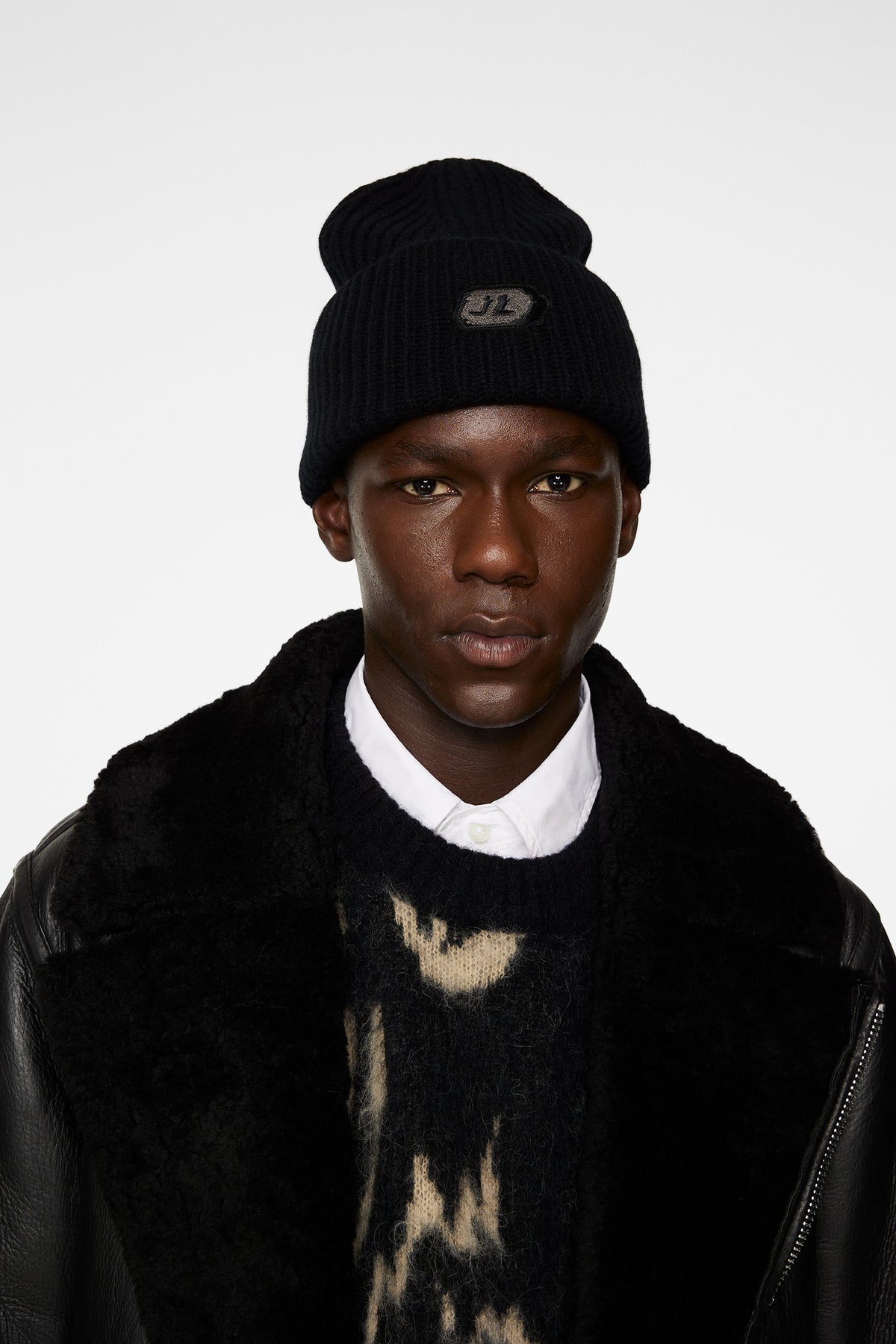 Enso Big Beanie Black –