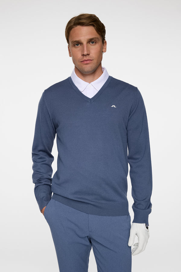 Lymann Knitted Sweater / Vintage Indigo
