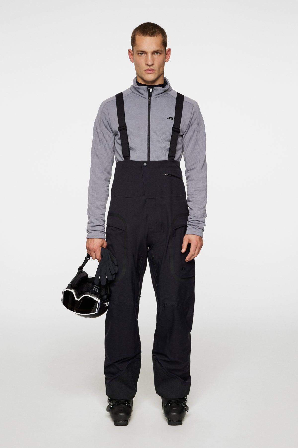 High Grounds Shell Bib Pants / Black
