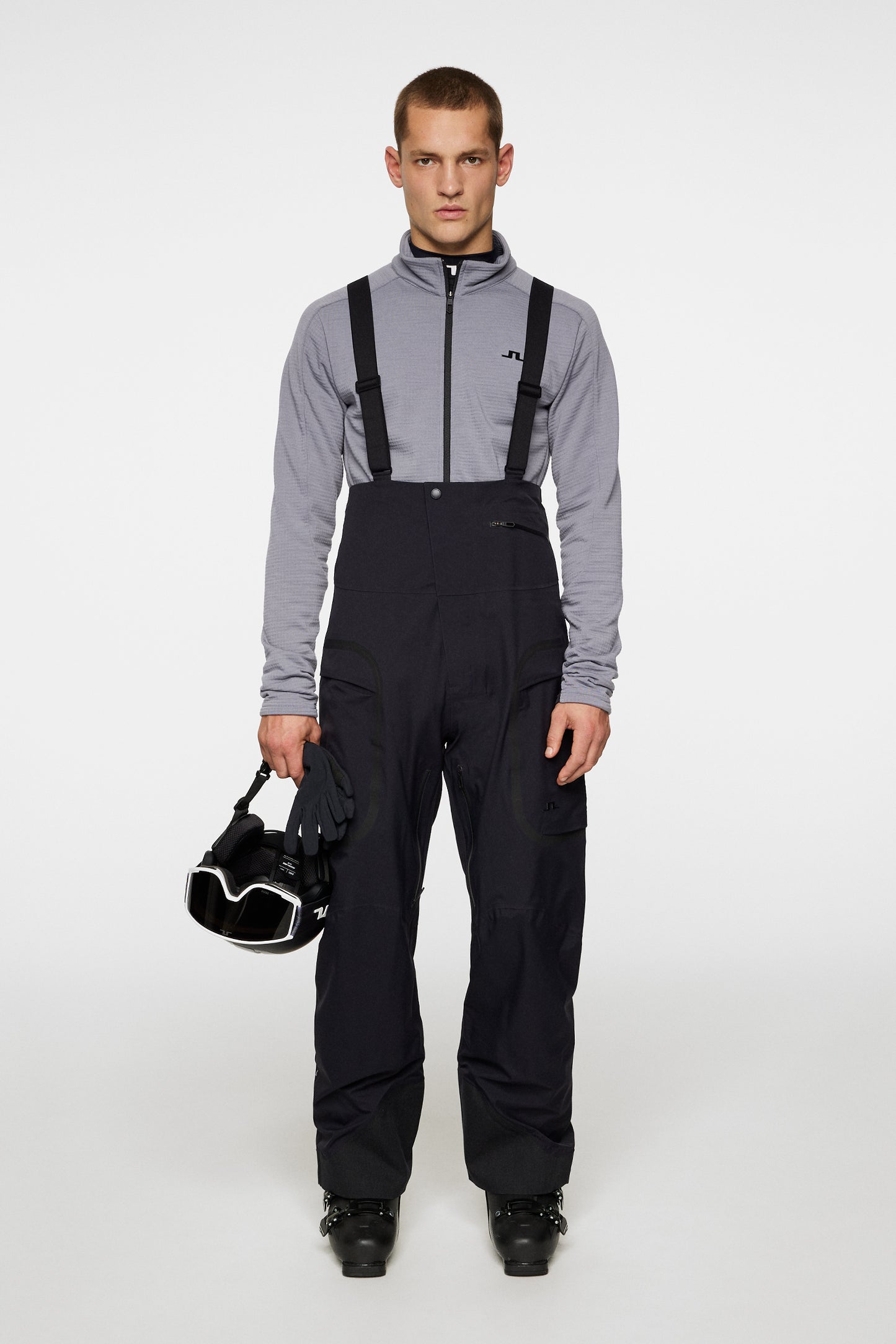 High Grounds Shell Bib Pants / Black