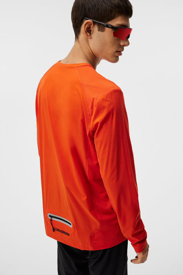 Tomas Pro Pack LS T-Shirt / Tangerine Tango