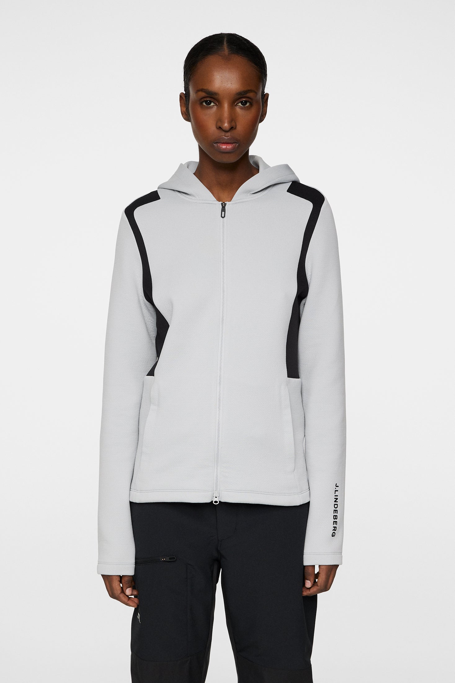 J.LINDEBERG セットアップ 上下 ストレッチ XS Ella Zip Hood / High Rise | J.Lindeberg Official
