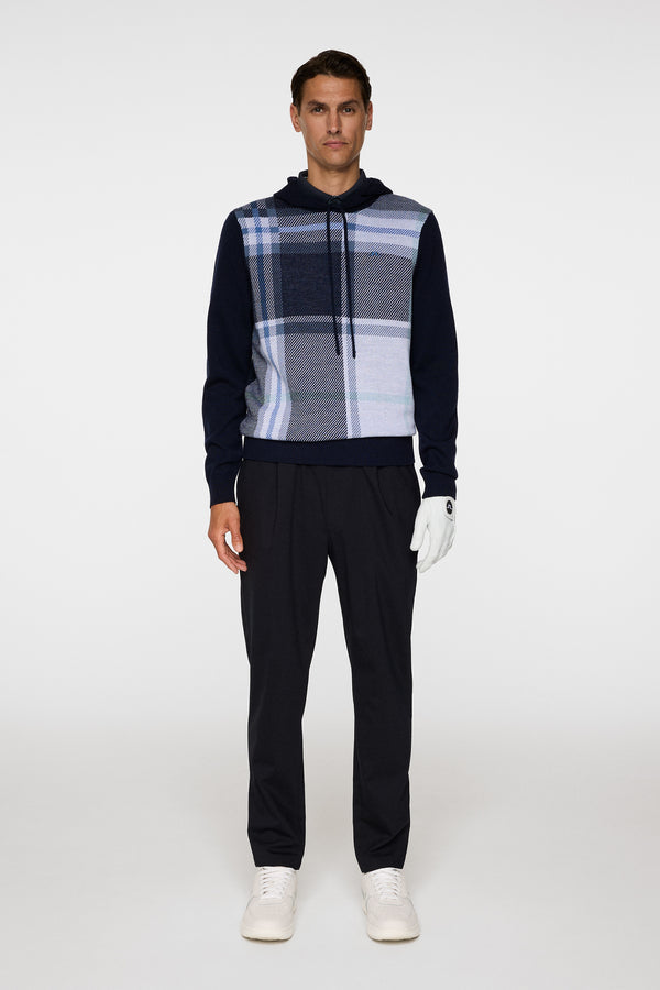 Karl Merino Hoodie DPWT / Tartan Navy