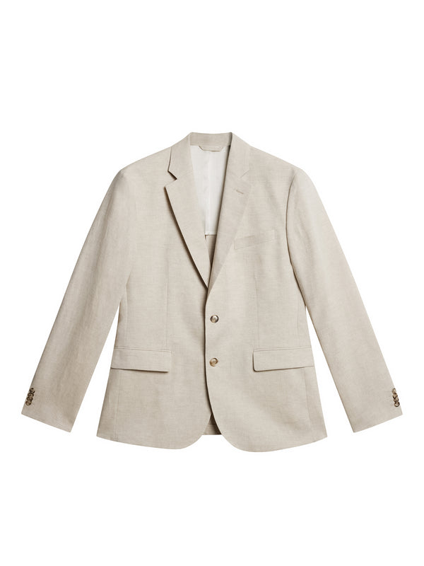 Elton U Super Linen Blazer / Moonbeam