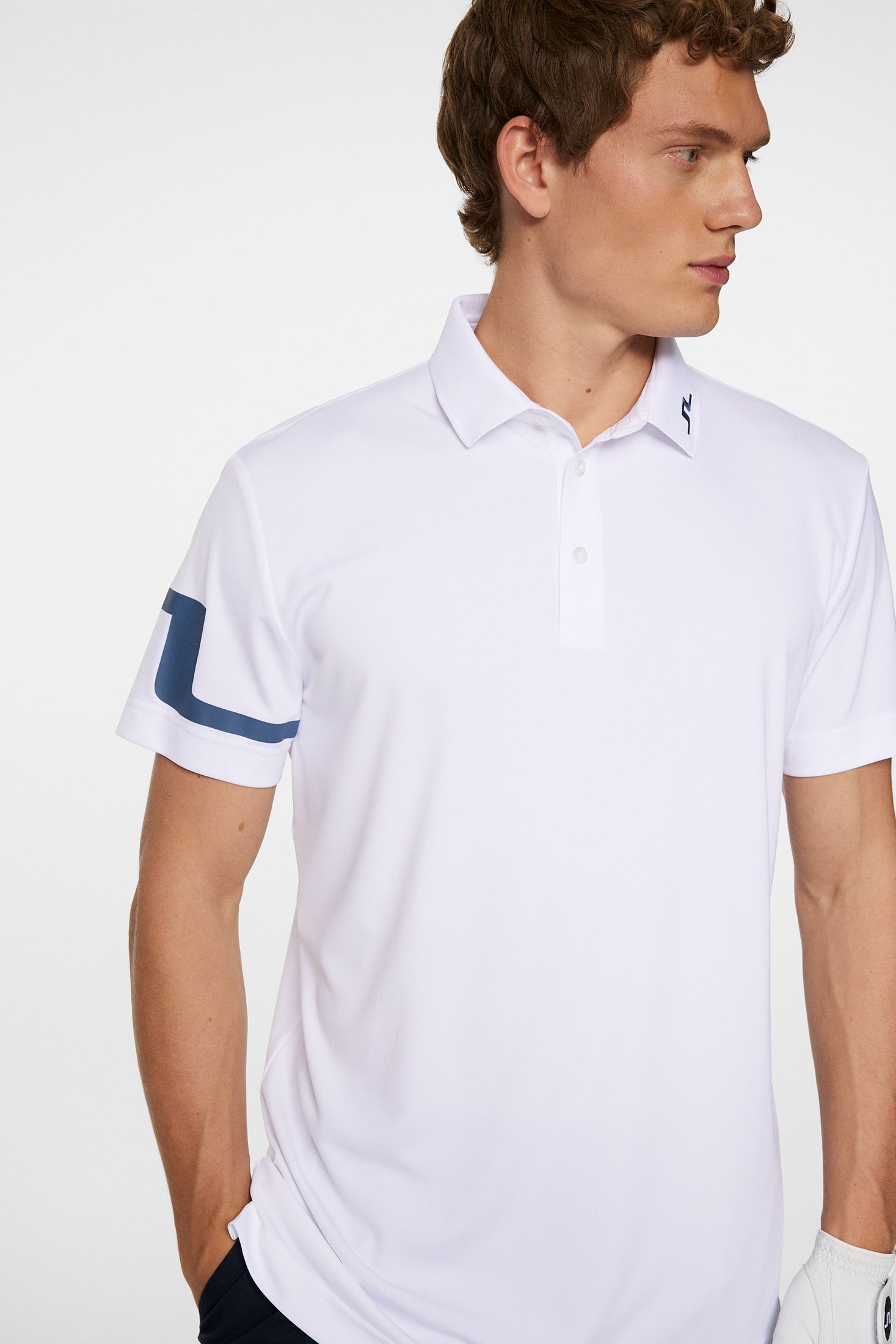 J.Lindeberg ホワイト ポロシャツ Heath Polo / White – J.Lindeberg EU