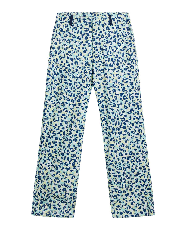 Evertine Rain Pant Print / Leopard Aruba Blue