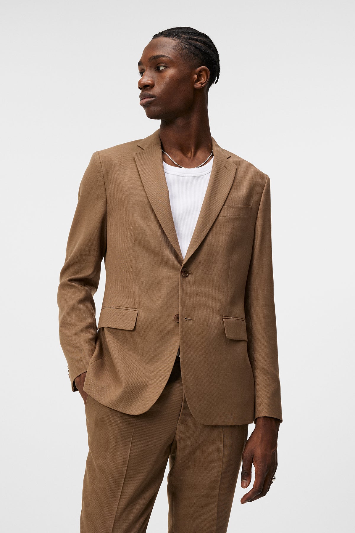 Hopper U Active Hopsack Blazer / Walnut