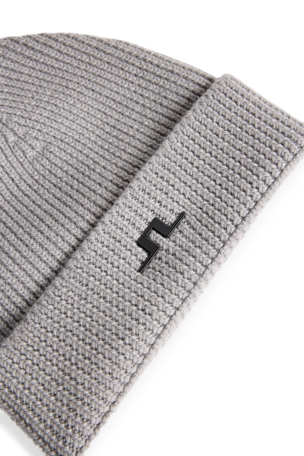 Joaquim  Merino beanie / Light Grey Melange