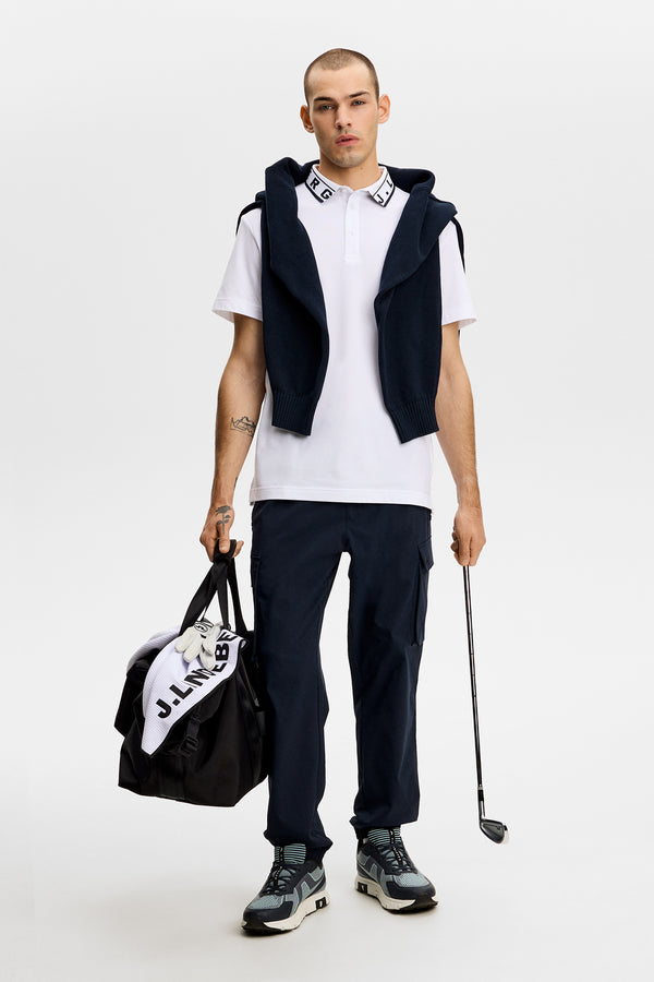 Pique Polo / White