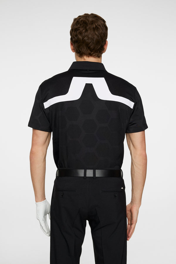 KV Tour Mesh Golf Polo / Causeway Black