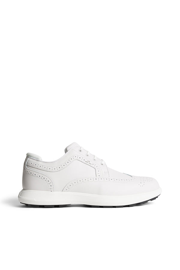 Fairway Brogue Golf Sneaker / White