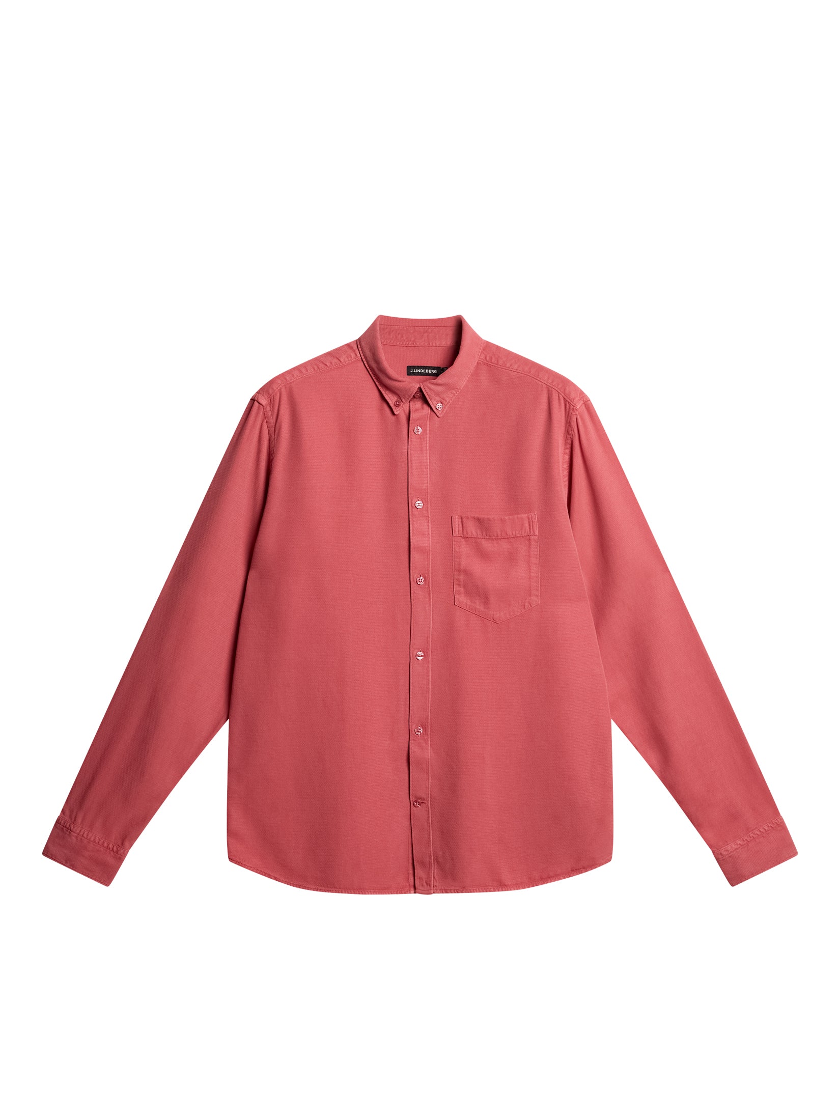 Reg LS Structure Tencel Shirt / Dusty Cedar – J.Lindeberg