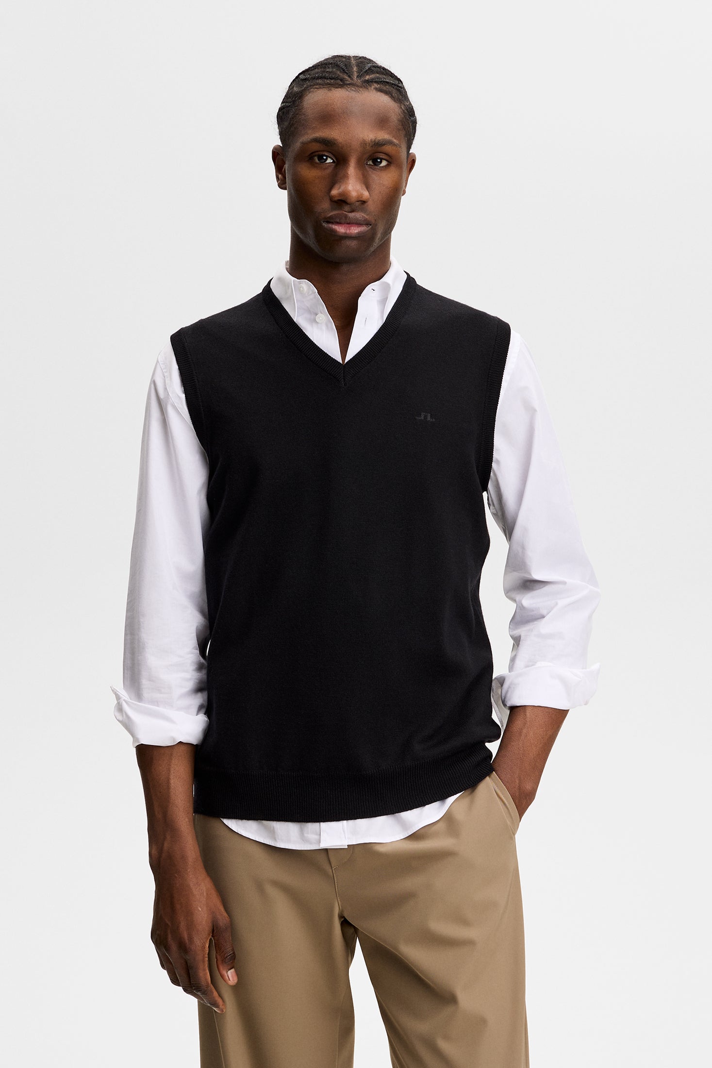 Liam Knitted Vest / Black – J.Lindeberg EU