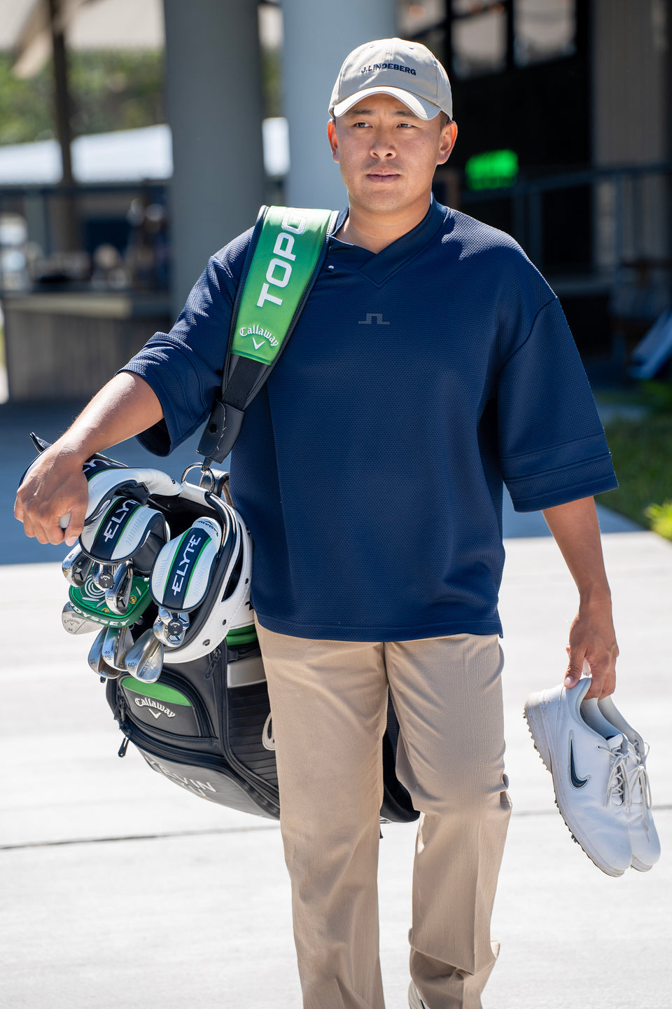 Kevin's off-course look