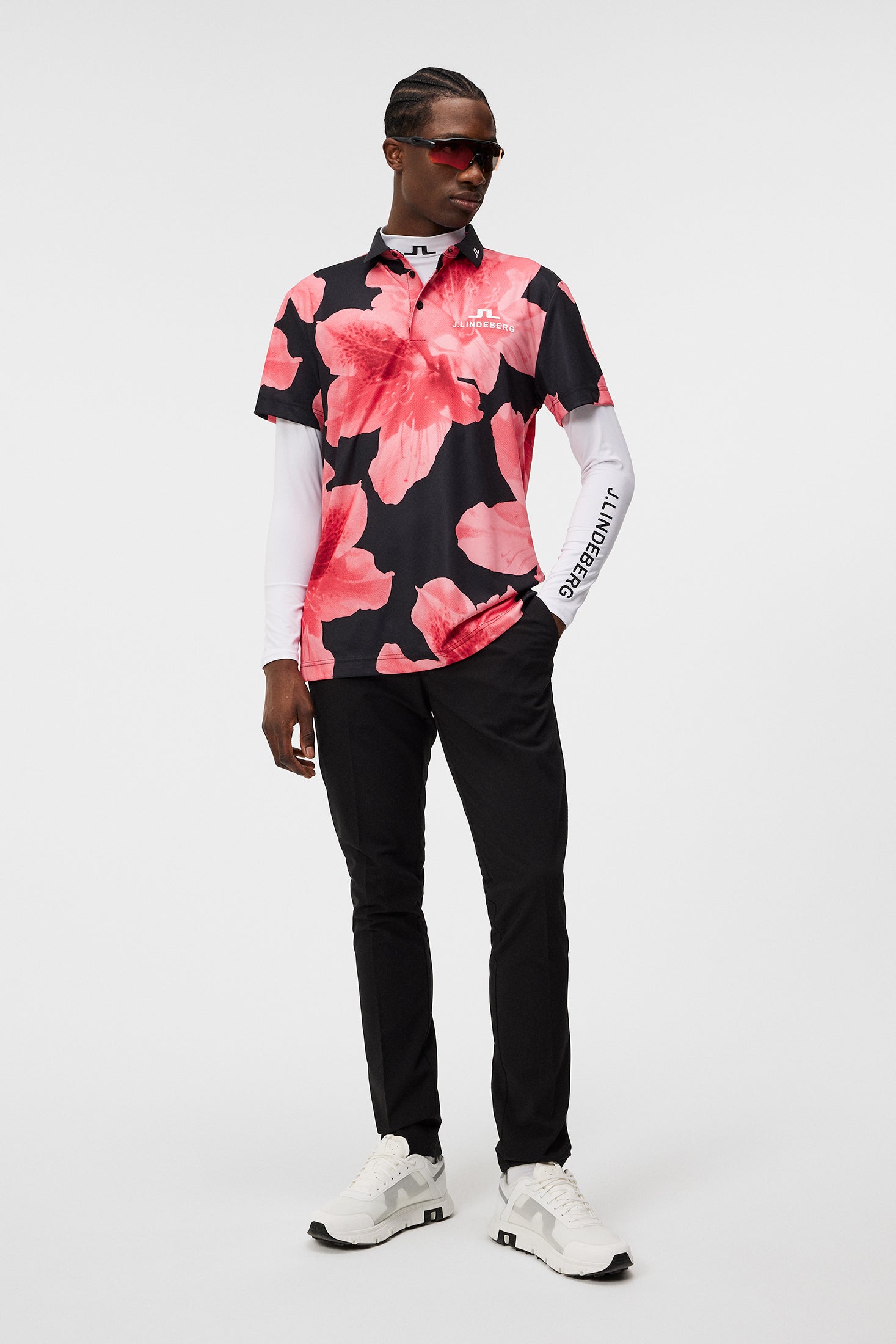 KV Tour Golf Polo / Azalea – J.Lindeberg