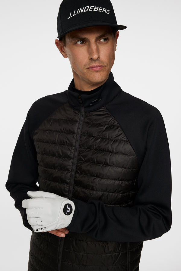 Hayden Quilt Hybrid Jacket / Black