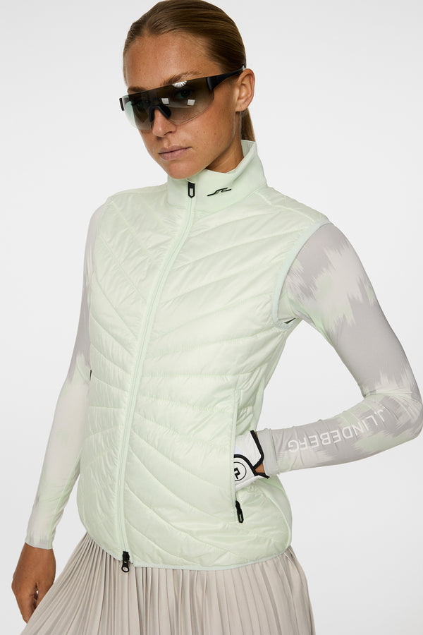 Madde Quilt Hybrid Vest / Ambrosia