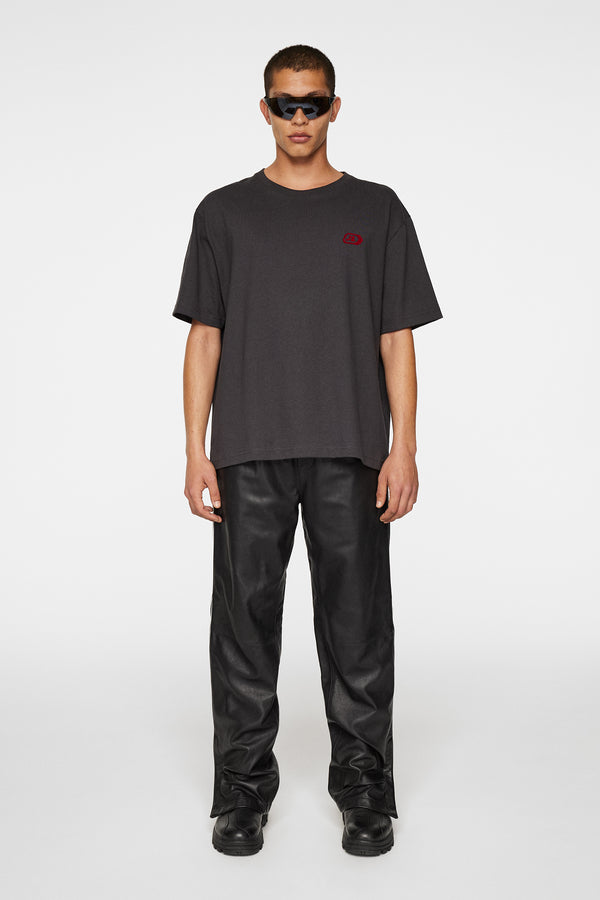 Tjorn Printed T-Shirt / Washed Black